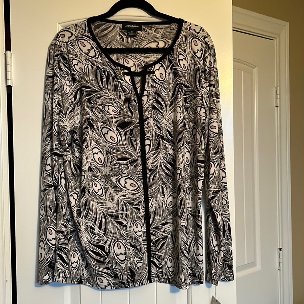 NWT Liz Claiborne Blouse Size XL